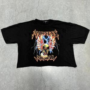 Papaya Madness of Metal Cropped T Shirt